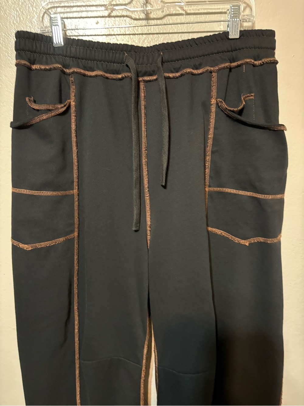 Women’s Black Sweat/lounge pants with Contrast Stitching Size 2XL - Picture 3 of 16